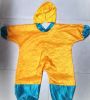 Kids Costumes to Hire - Yellow Onesie  with blue detail - 5 Years